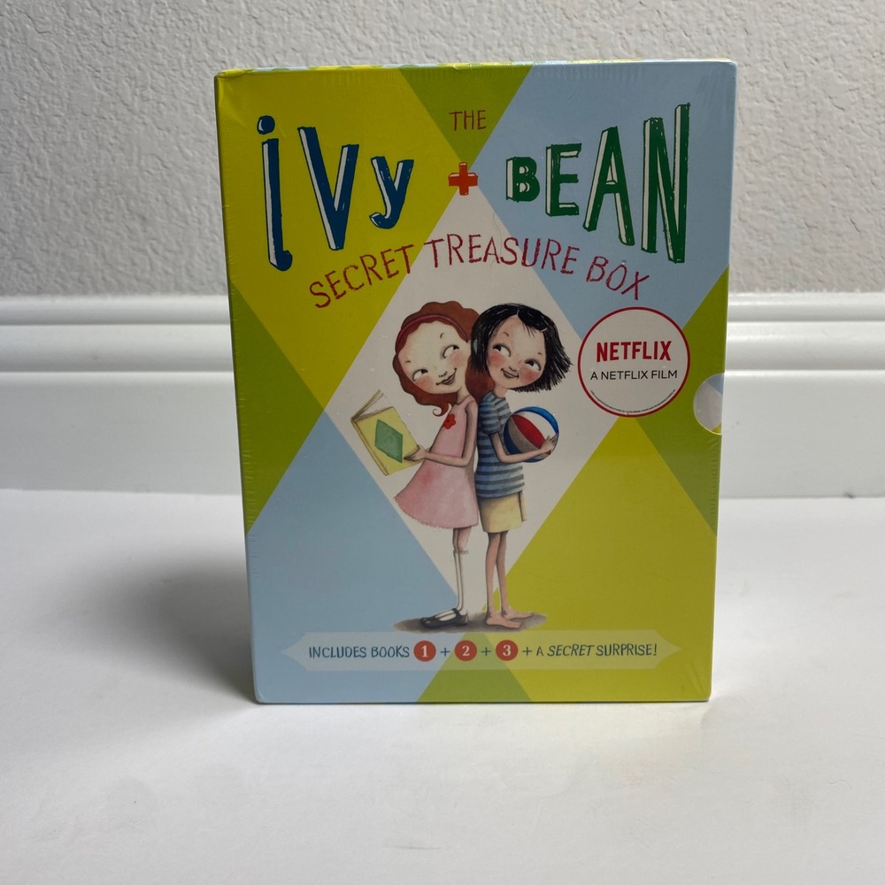 Sealed The Ivy + Bean Secret Treasure Box‎ Books 1 2 3 + Surprise Netflix Film